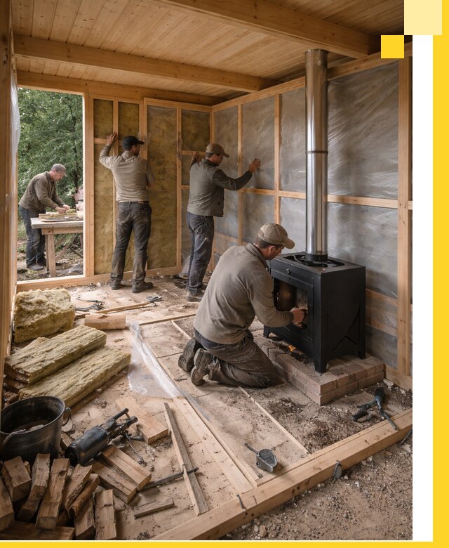 Профессиональный монтаж бань под ключ в Кимрах для дома