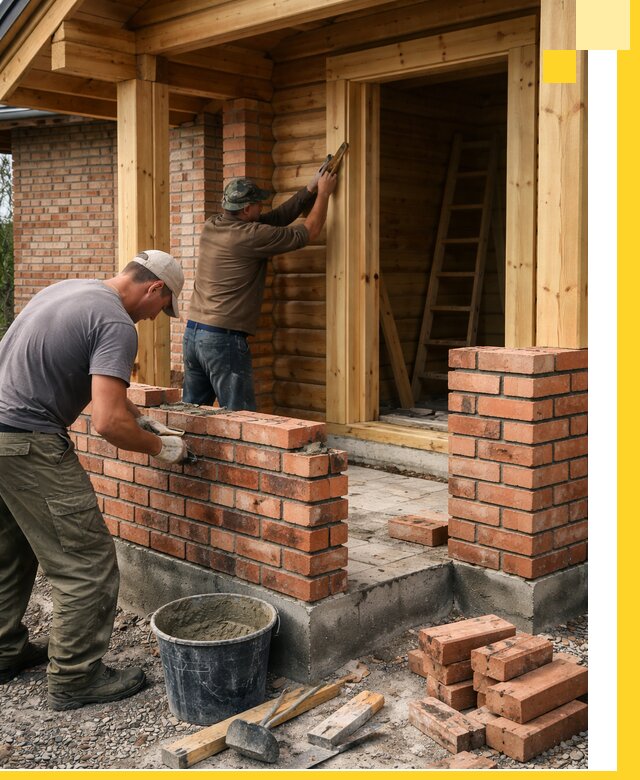 Строительство кирпичных бань под ключ в Кимрах с гарантией качества