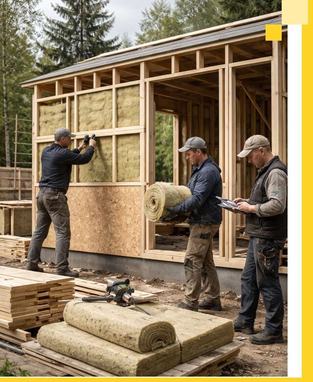 Проектирование и строительство каркасных бань в Кимрах под ключ