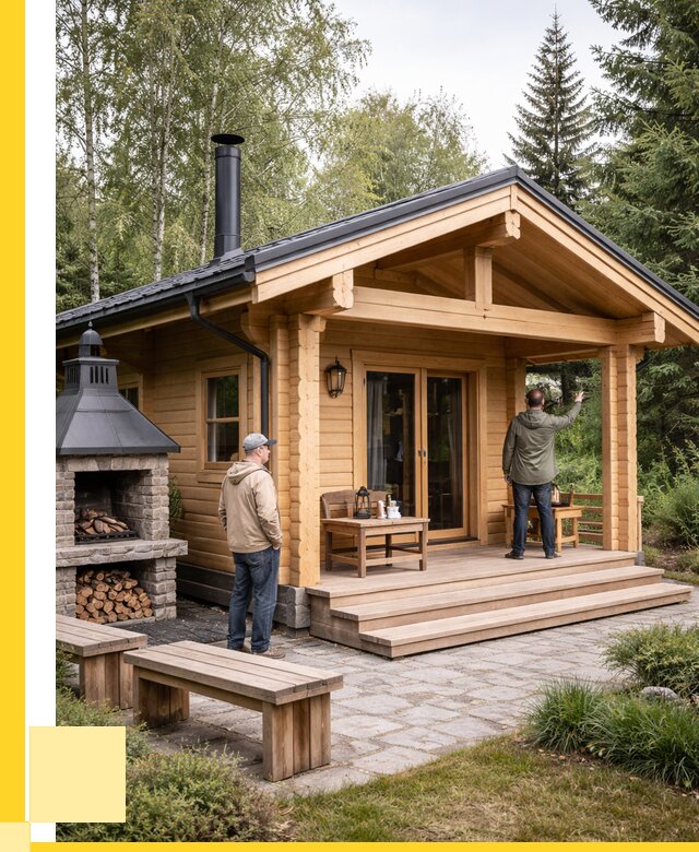 Деревянные бани под ключ в Кимрах от 469755 р. | ЭриданКмы