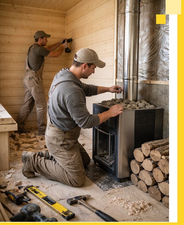 Строительство деревянных бань под ключ в Кимрах проекты и монтаж