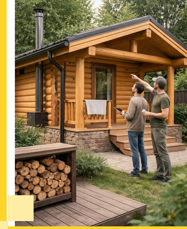 Бани для дачи под ключ в Кимрах от 260975 р. | ЭриданКмы