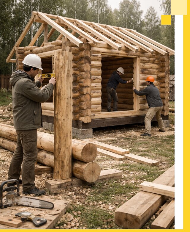 Строительство бань для дачи под ключ в Кимрах с доставкой и монтажом