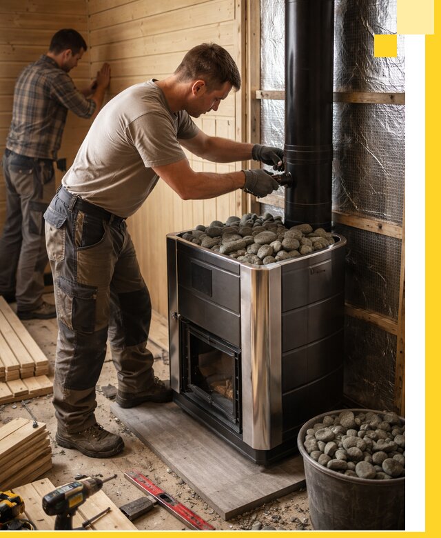 Проектирование и строительство парилок для бани в Кимрах под ключ