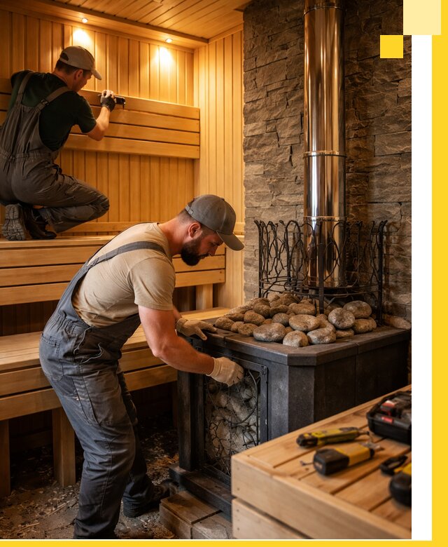 Комплексный дизайн бань, саун и зон отдыха в Кимрах