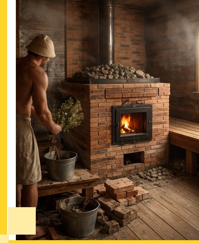 Кирпичные банные печи в Кимрах от 93951 р. | ЭриданКмы
