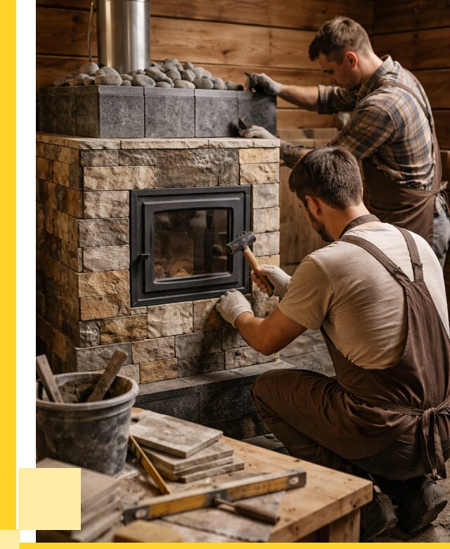 Облицовка банной печи в Кимрах от 15659 р. | ЭриданКмы