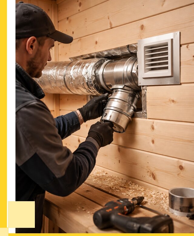 Монтаж вентиляции бани в Кимрах от 12527 р. | ЭриданКмы