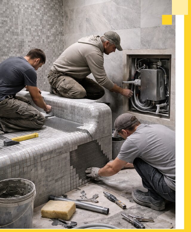 Проекты хамамов под ключ в Кимрах и дизайн и строительство