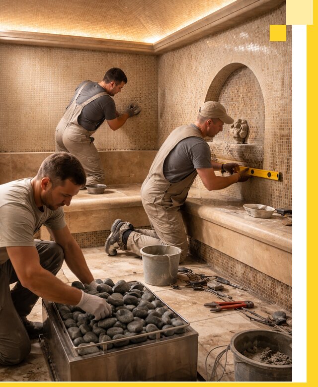 Проектирование и строительство хамама и сауны в Кимрах