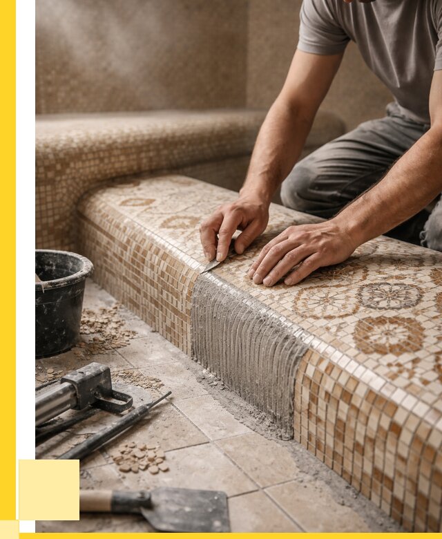 Плитка для хамама под ключ в Кимрах от 3654 р. | ЭриданКмы